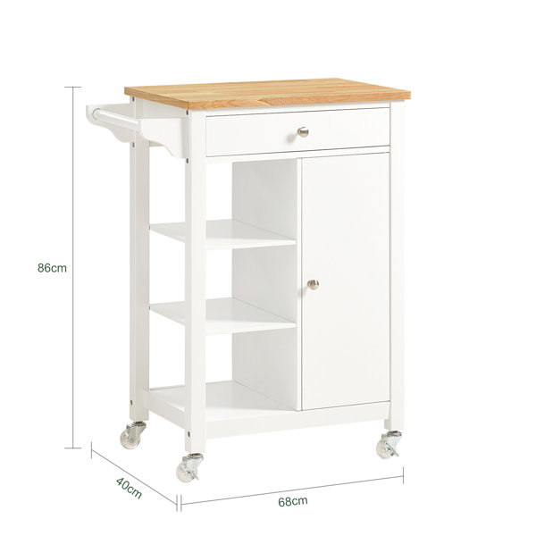 Kitchen cart, birch, 22 7/8x19 high quality 5/8